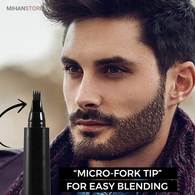 قلم هاشور حرفه ای ریش، مو و ابرو BEARD PEN