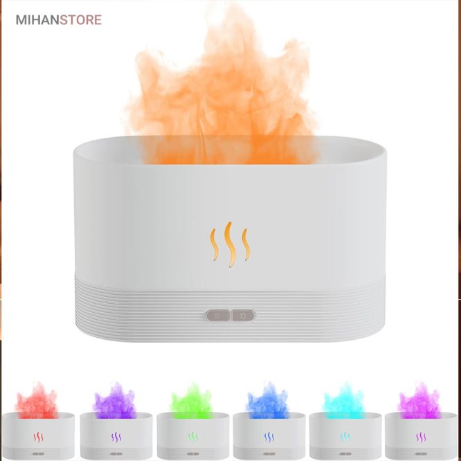 Cold incense On The Table With A flame Design
