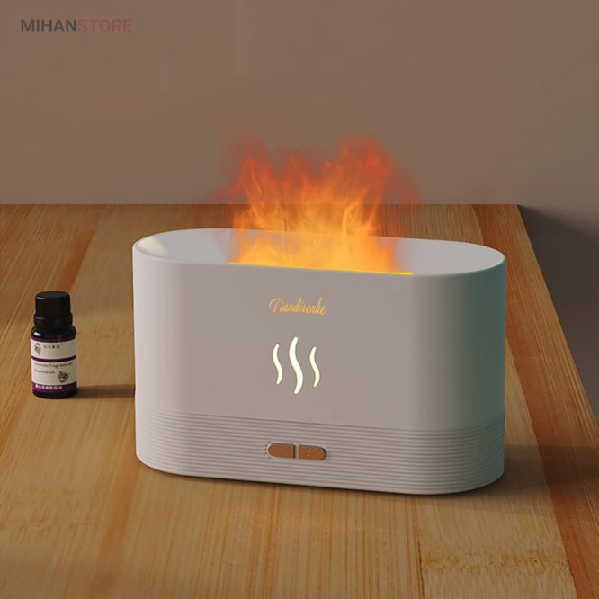 Cold incense On The Table With A flame Design