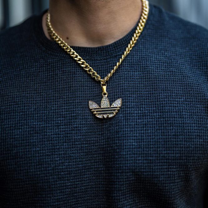 گردنبند مردانه ADIDAS_GOLD مدل 1977